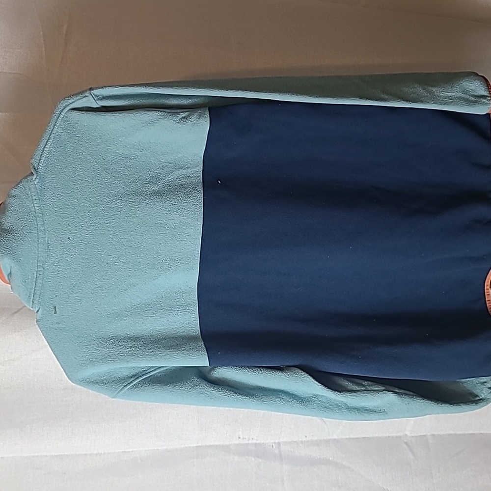 Patagonia Worn Wear Men's Micro D Snap-T Pullover 26165 Blue/ Orange Size XL - Picture 6 of 7